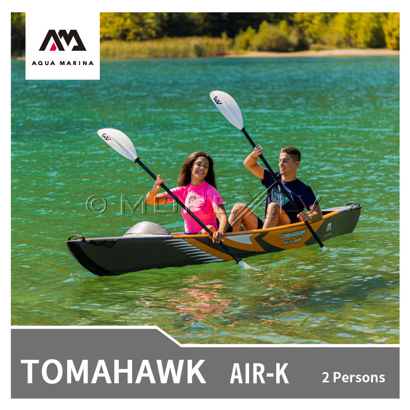 Two-seat inflatable kayak Aqua Marina Tomahawk 440x78 cm (AIR-K-440)
