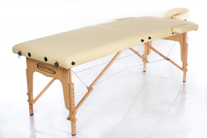 Massage Table + Massage Bolsters RESTPRO® Classic-2 Beige
