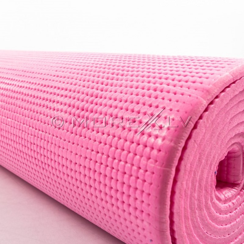 Gimnastikos yoga fitness pilates kilimėlis 173х61х0.5 cm rožinė