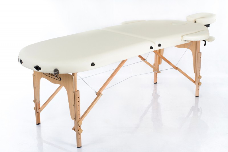 Masāžas galds (kušete) RESTPRO® Classic Oval 2 Cream