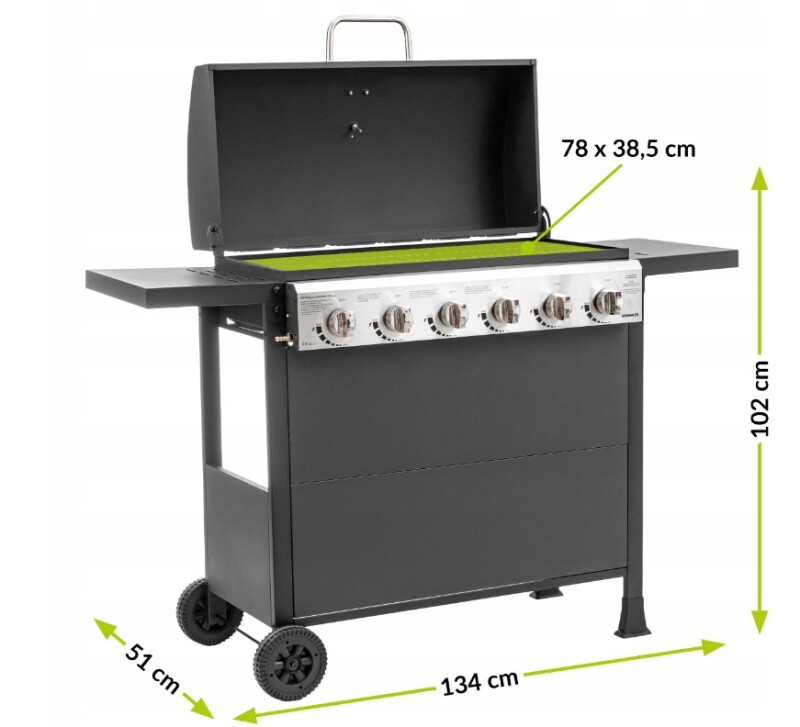 Gas grill Brenner G6