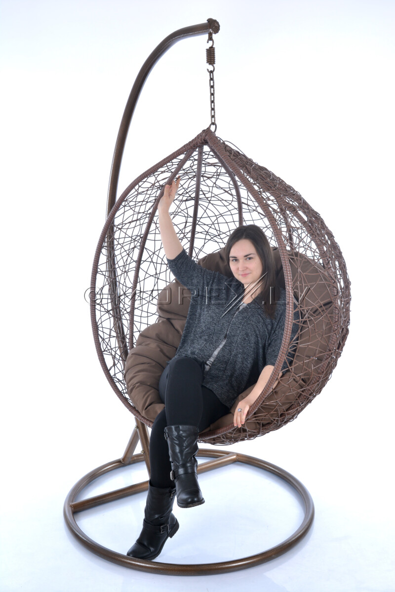 Hanging egg chair 1147, with stand