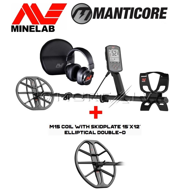 Metal detector Minelab Manticore + GIFT: Coil 15 x 12″ M15 DD