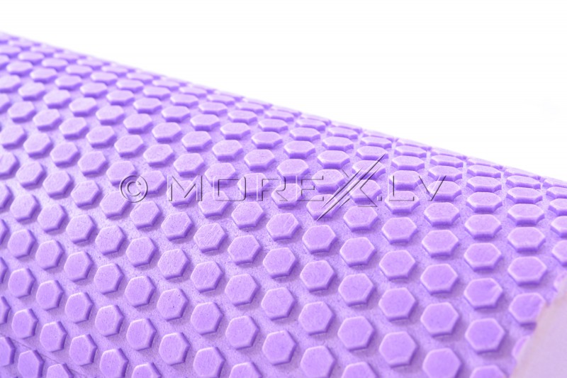 Ролик массажный для йоги 30x10см, фиолетовый (DY-FR-004)