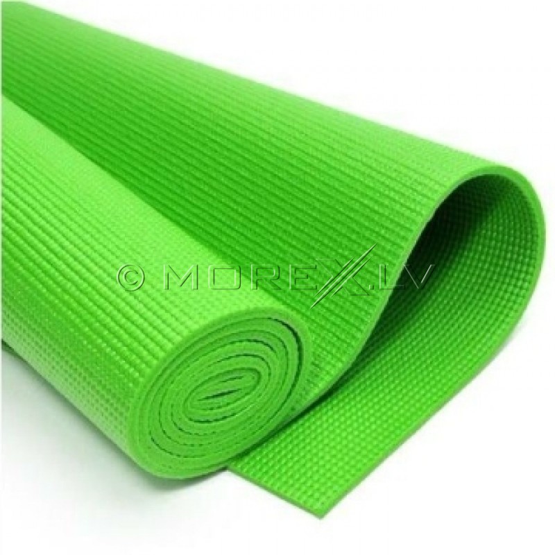 Gimnastikos yoga fitness pilates kilimėlis 173х61х0.5 сm žalia