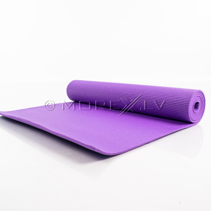 Коврик для йоги (аэробики) 173х61х0.5 см фиолетовый