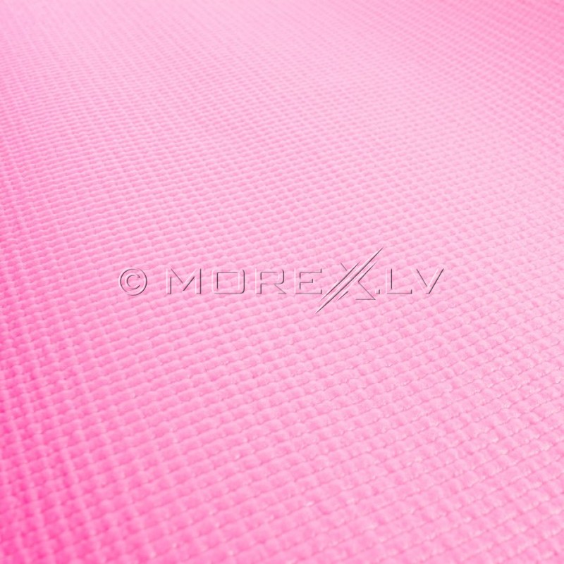 Спортивный коврик для йоги пилатеса аэробики 173х61х0.5 см розовый