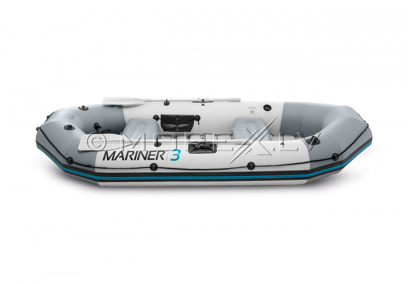 Pripučiami 3-lovų Intex Mariner 3 valtis rinkinys (297x127x46 cm)