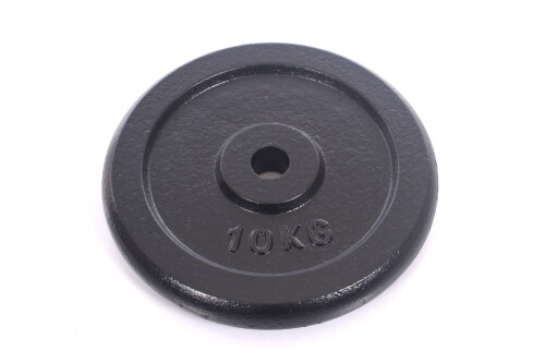 Metāla svaru disks hantelēm un stieņiem 10kg (31.5mm)