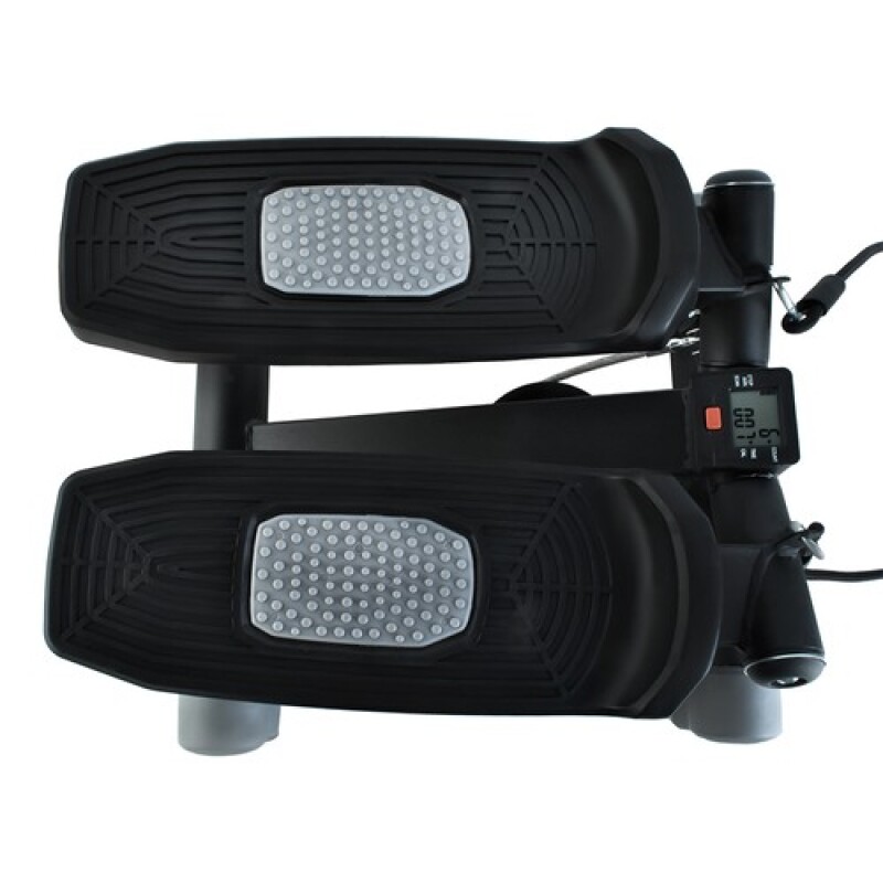 Stepper with rope, black