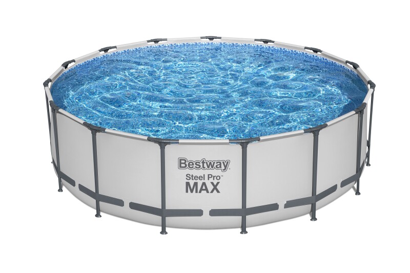 Каркасный бассейн Bestway Steel Pro Max Set 457x122 см, с фильтрующим насосом и аксессуарами (56438)