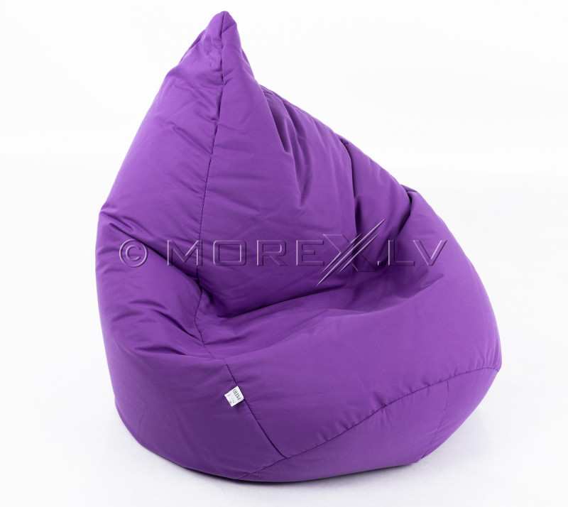 Puff chair Sako, purple, 55x55x85 cm