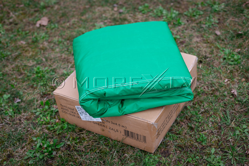 Tento stogas 3 x 4.5 m (žalia spalva, audinio tankumas 160 g/m2)