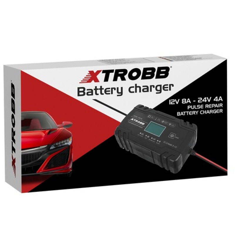 Automatinis įkroviklis XTROBB 12V 8A / 24V 4A