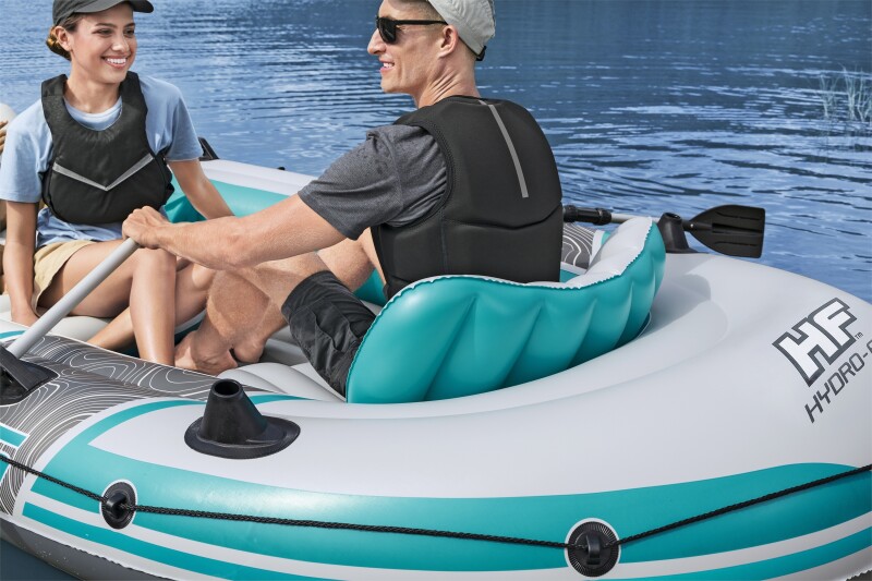 5-vietė pripučiama valtis kietu dugnu Bestway Adventure Elite X5 Raft, 364x166x45 cm, 65159