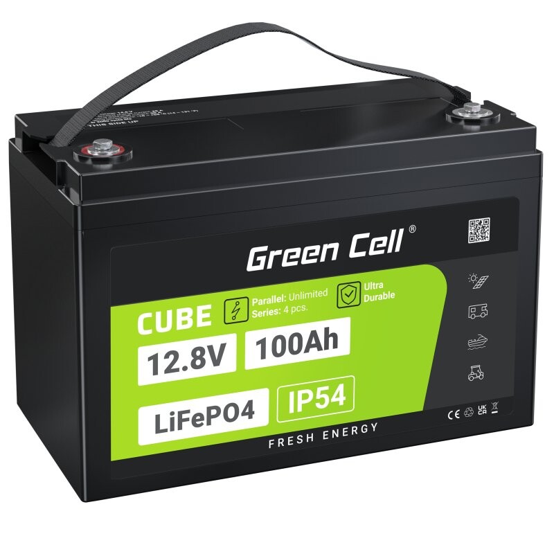Ličio baterija Green cell LifePO4 12V 100Ah