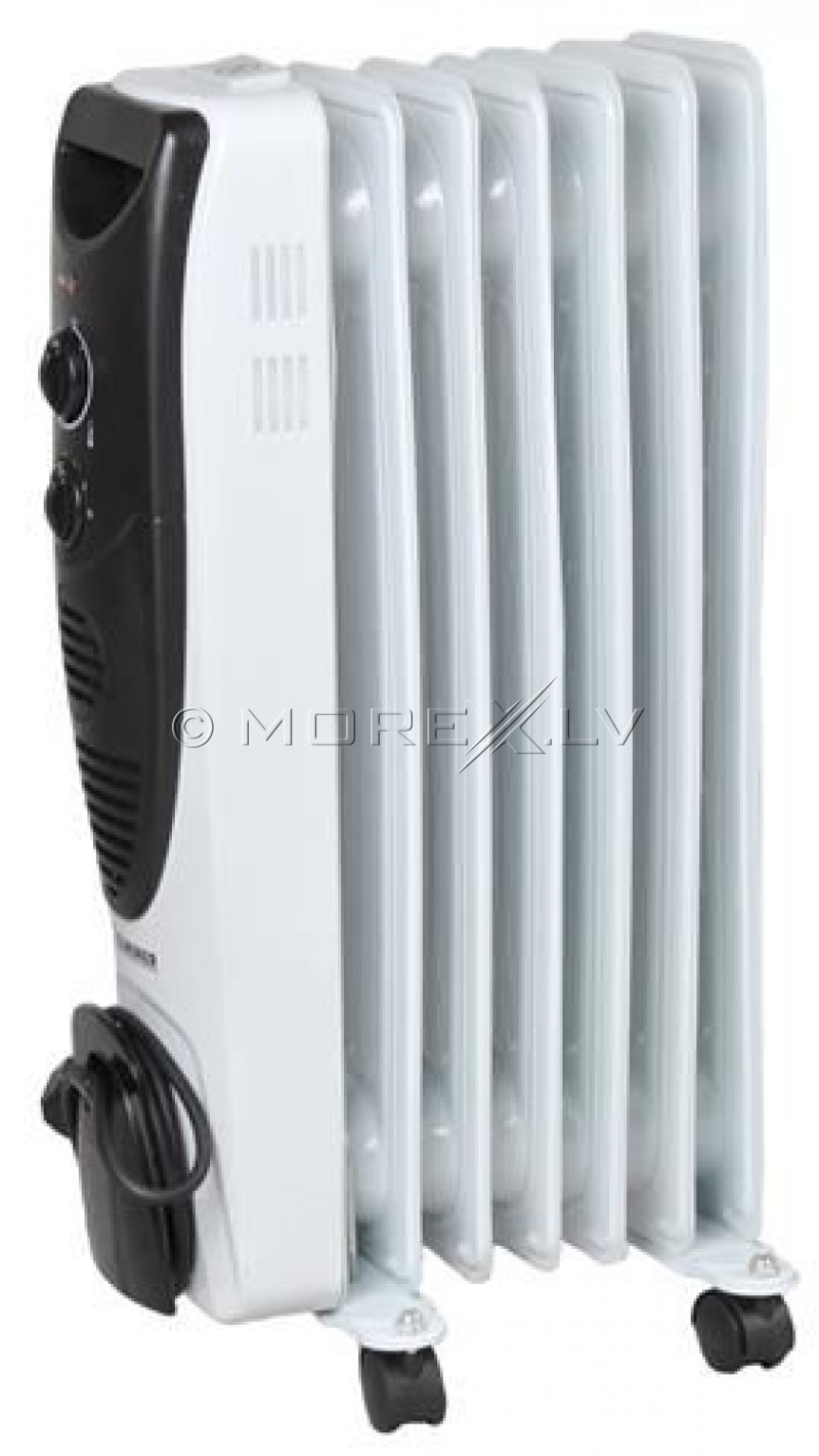 Eļļas radiators 1500W ar termostatu, 7 sekcijas (00002842)