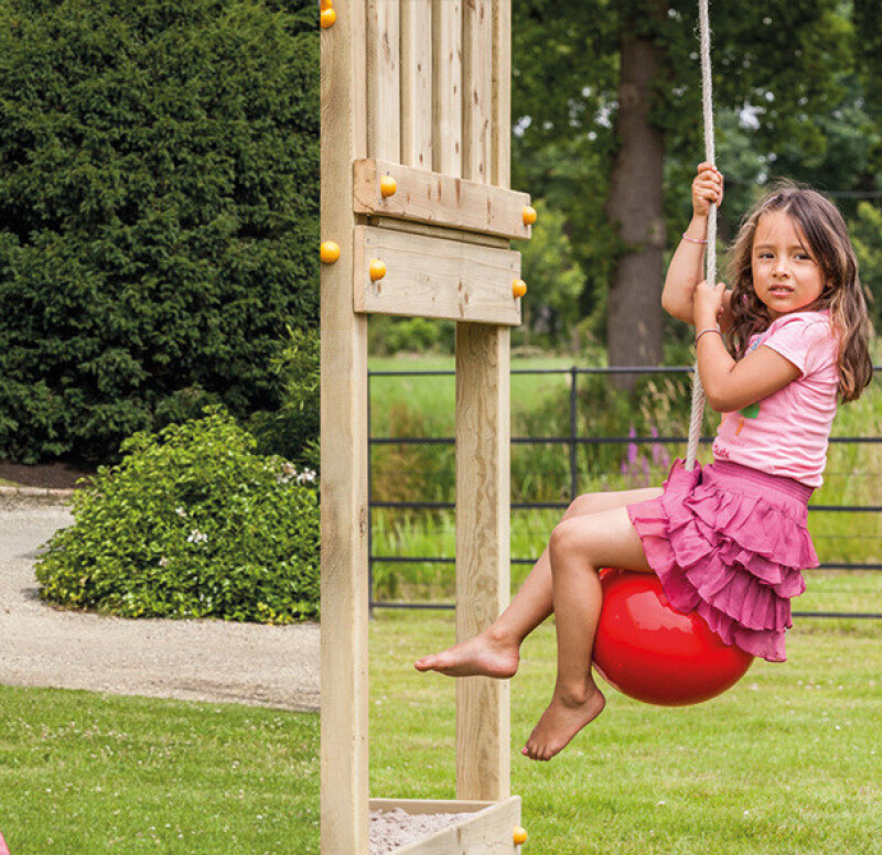 Inflatable Ball swing, Red, Ø 41 cm