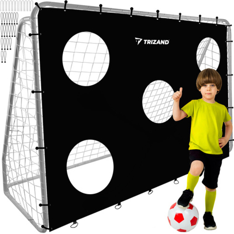 Futbolo vartai su įvarčiu, 240x170x85 cm