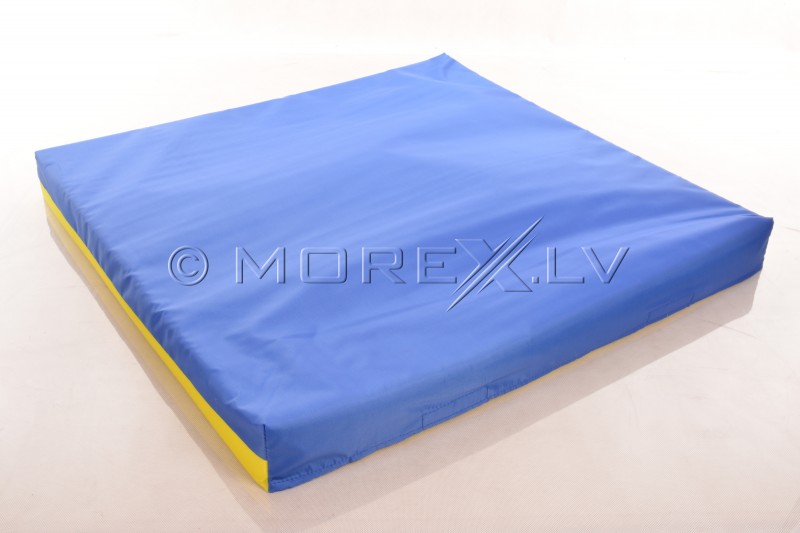 Safety mat blue-yellow 80x80 cm