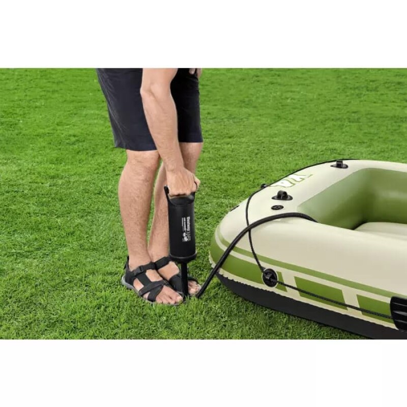 4-vietė pripučiama valtis kietu dugnu Bestway Voyager X4 Raft, 350x145x49 cm, 65156