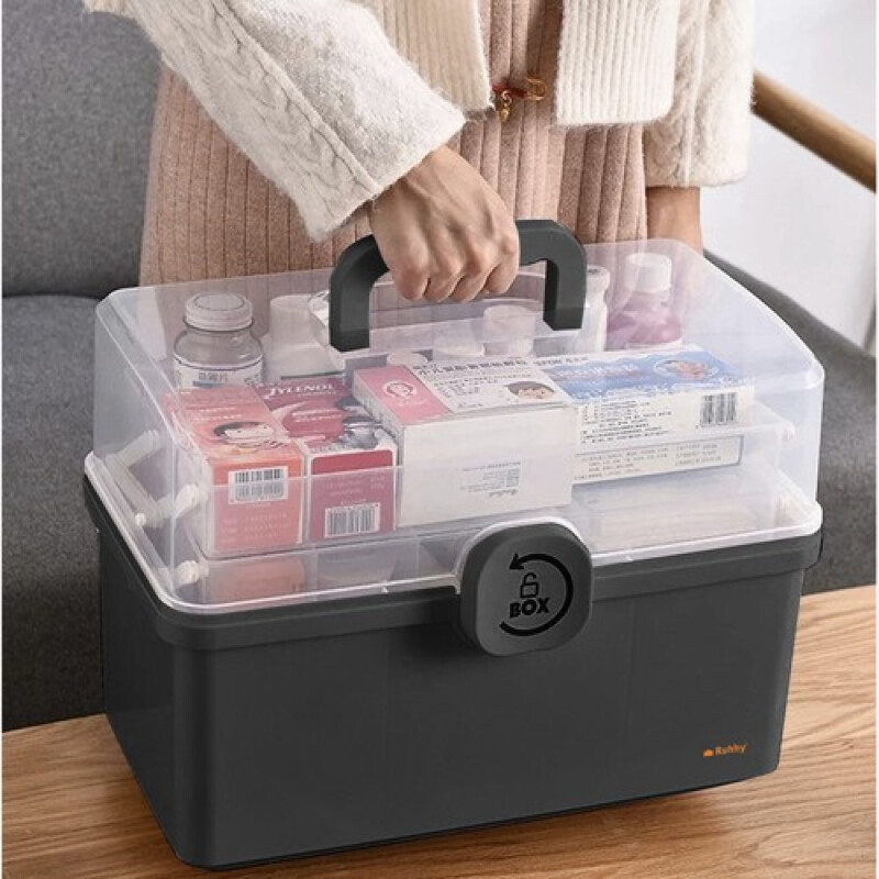 Portable medicine organizer