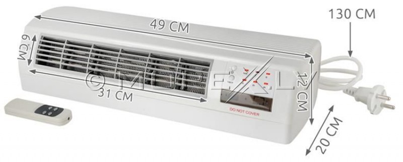 Электрический обогреватель - тепловая завеса на дверь (00004312)