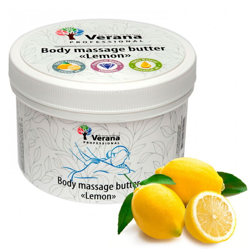Body massage butter Verana Lemon 450 gr