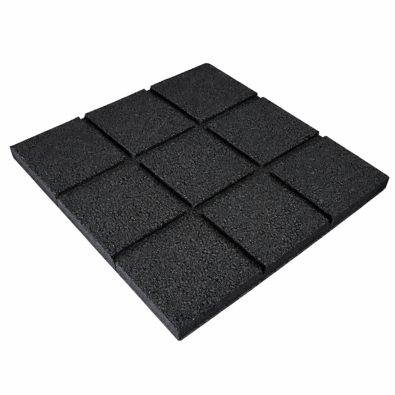 Guminė saugos plytelė KBT 50×50×4,5 cm, žalias