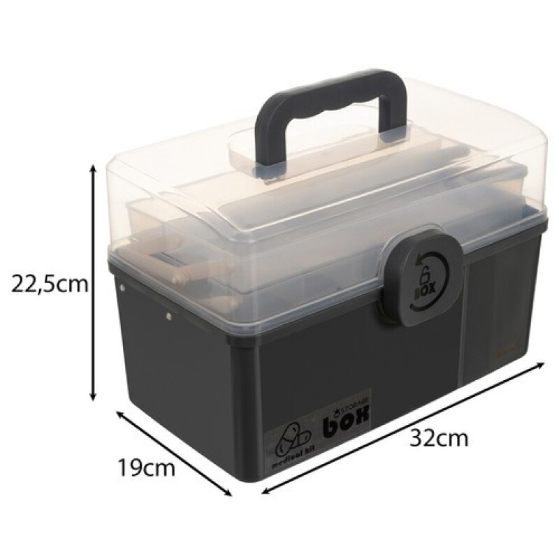 Portable medicine organizer