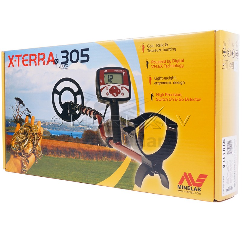 Minelab X-Terra 305 с катушкой 9" 7.5kHz CC (3704-0107)