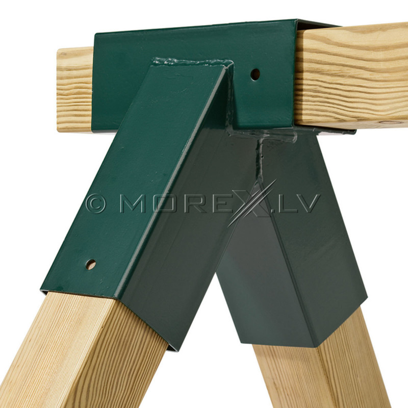 Поворотный уголок - крепление для деревянных конструкций прямоугольных