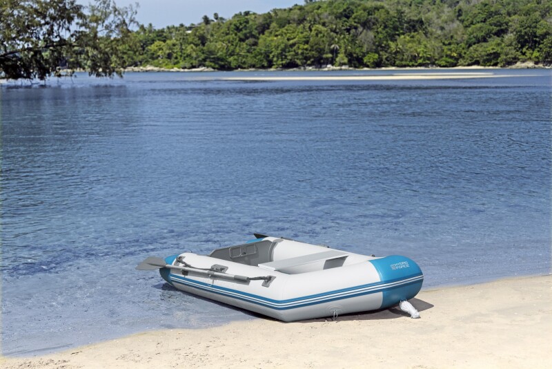 2-vietė pripučiama valtis Bestway Sportboot-Set Caspian, 230x130x33 cm, 65046