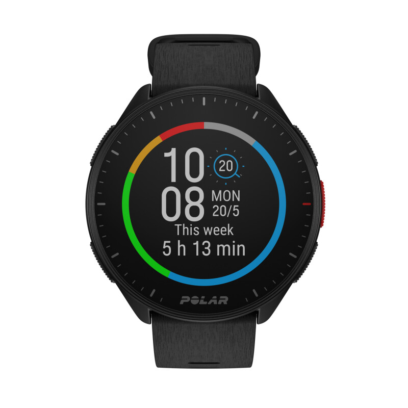 Sportinius laikrodžius POLAR PACER NIGHT BLACK, S-L