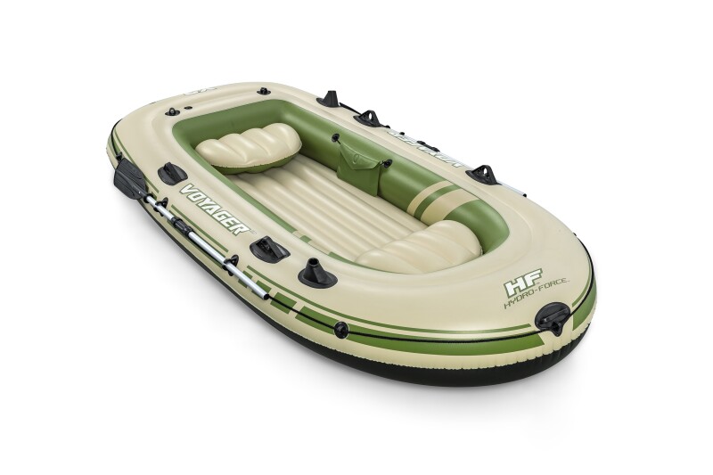 3-vietė pripučiama valtis kietu dugnu Bestway Voyager X3 Raft, 294x137x46 cm, 65164