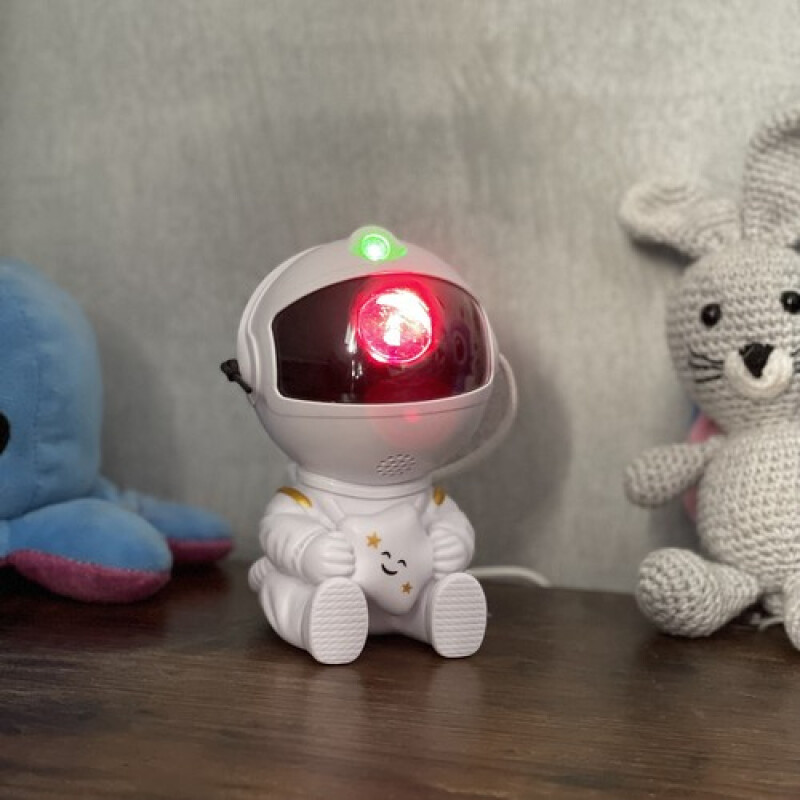 LED Astronautas Žvaigždžių Projektorius Naktinė Lempa