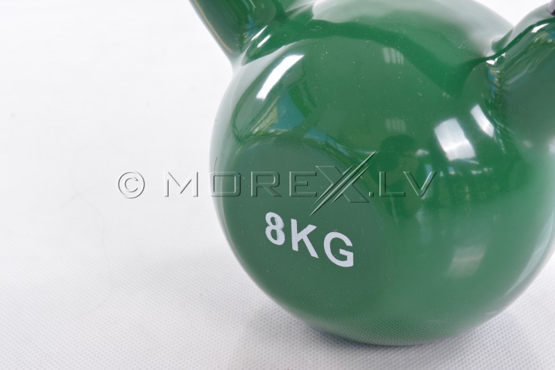 Metāla svaru bumba ar vinila pārklājumu 8 kg