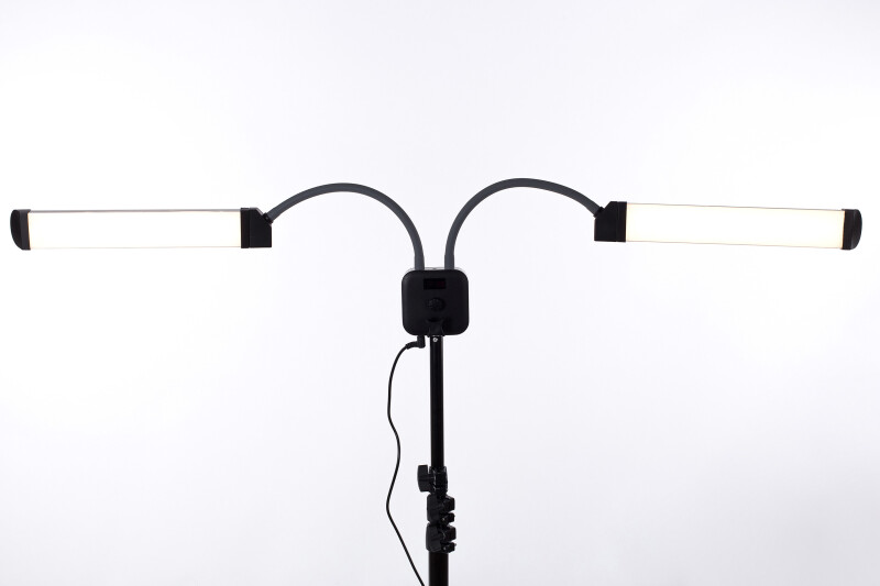 Dviguba LED lempa nuotraukoms ir filmavimui 2x20W (SH-LED-007)