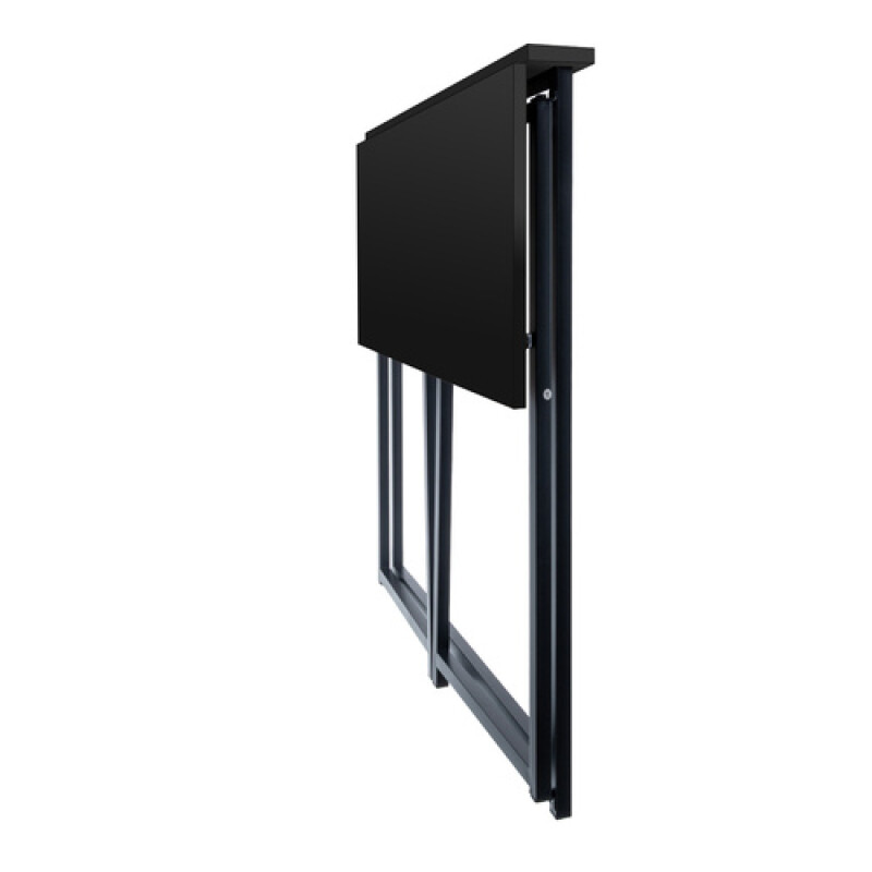 Folding table 80x75x40 cm, black