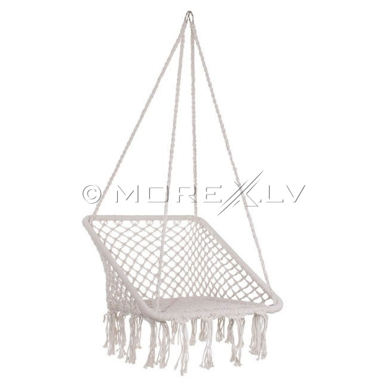 Hanging woven Macrame swing, 65х85х40, square