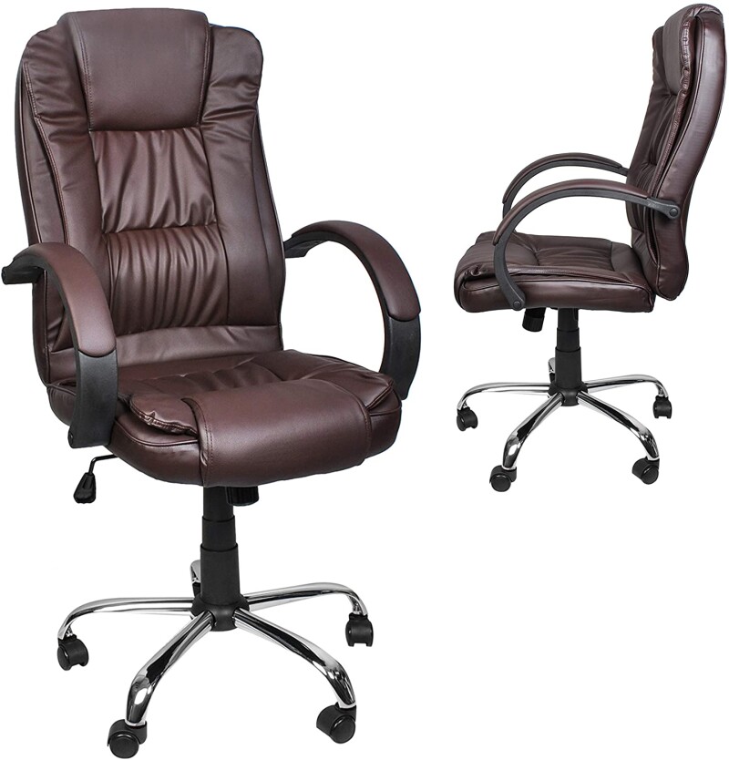 Офисное кресло коричневое, 8985