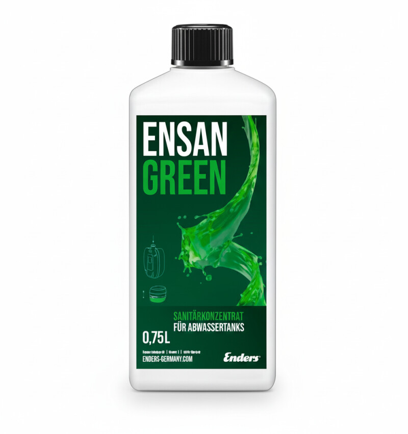 Sanitarinio skysčio koncentratas biotualetams Ensan Green Active 0,75 L (50ml/10l)