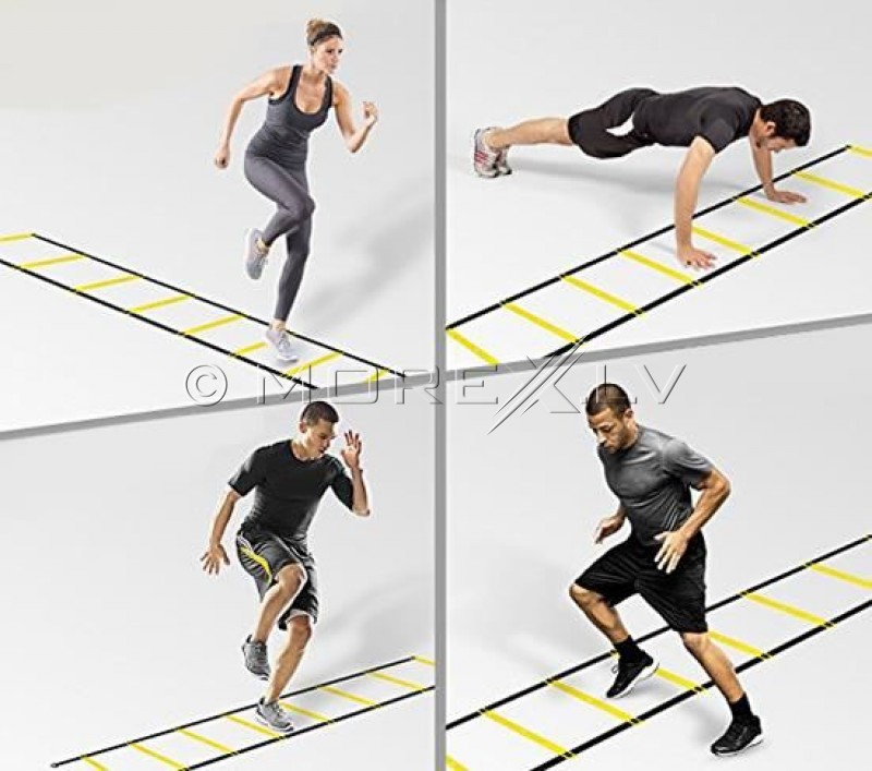 Trepes ātruma treniņiem vingrošanas crossfit kāpnes 6m (00005067)