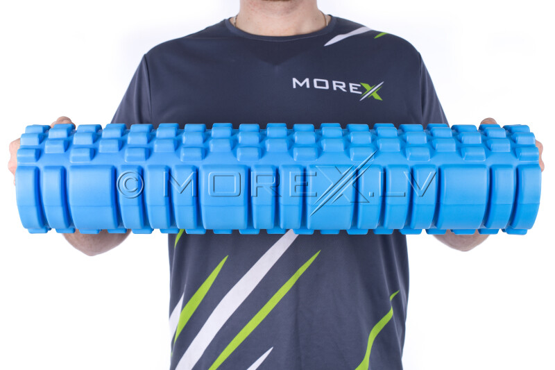 Massage Foam Roller Yoga Roller 14x62cm, mėlyna