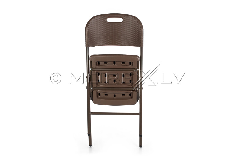 Saliekamais krēsls ar rotanga dizainu, 87x45x50 cm