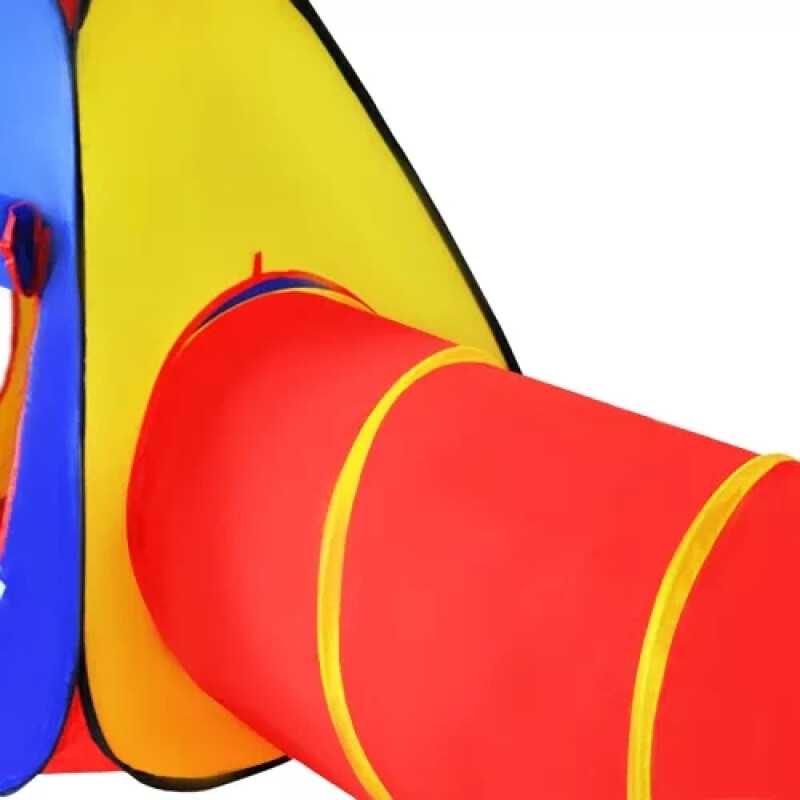 Vaikų žaidimų palapinė su tuneliu ir palapine