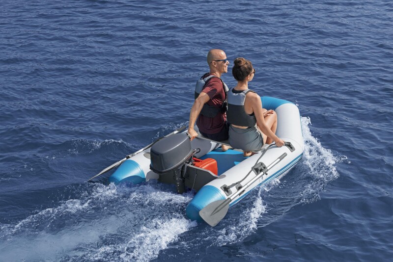 2-vietė pripučiama valtis Bestway Sportboot-Set Caspian, 230x130x33 cm, 65046
