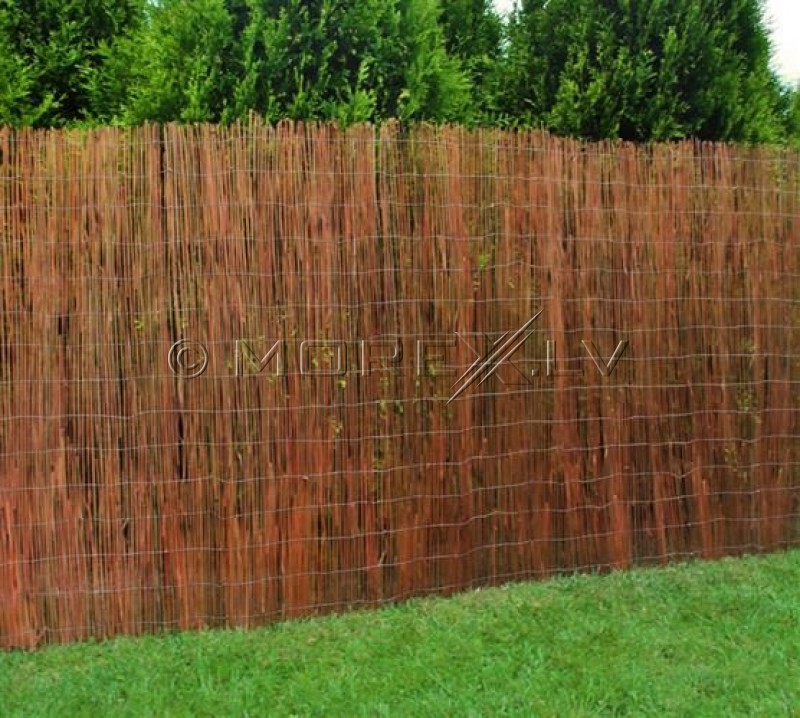 Садовый плетеный забор из ивы 1,5x3м (00002666)