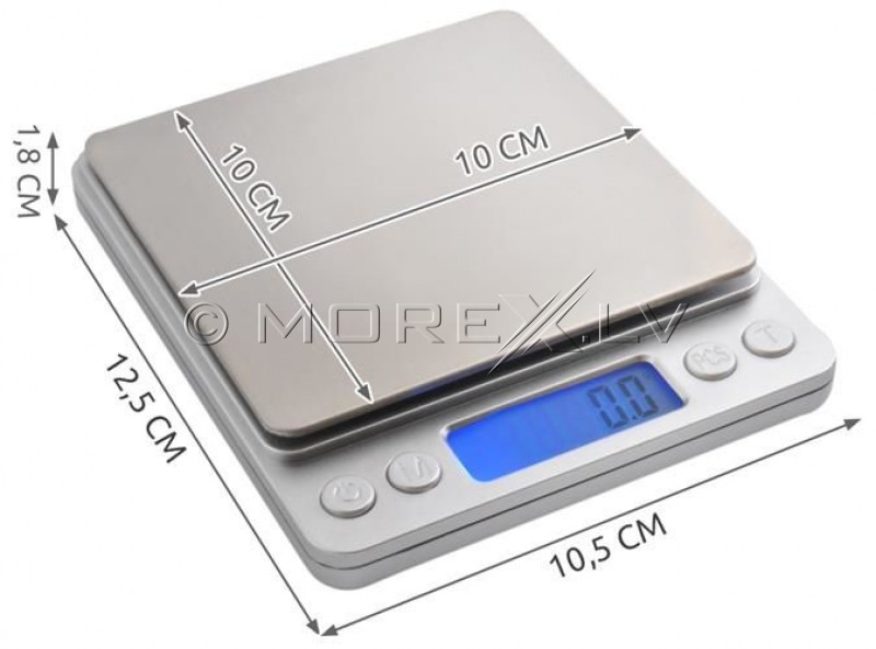 Mini kišenė juvelyrikos skalė 2kg (0003465)