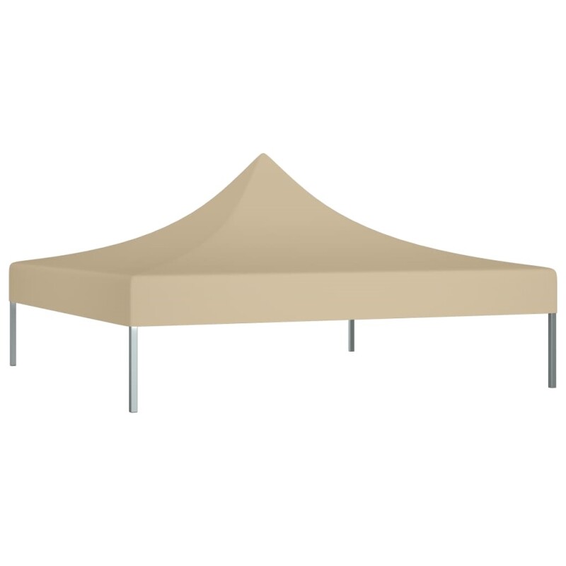 Canopy roof cover 3 x 3 m (beige colour, fabric density 160 g/m2)